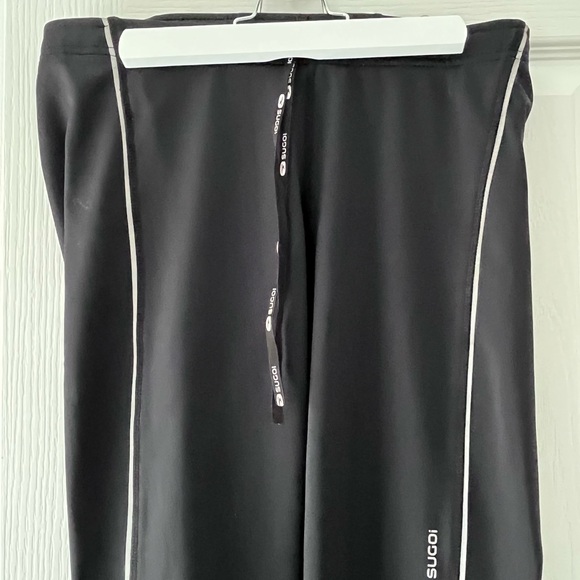 SUGOI Black Subzero Zap Tights with Reflective Trim - Picture 4 of 11